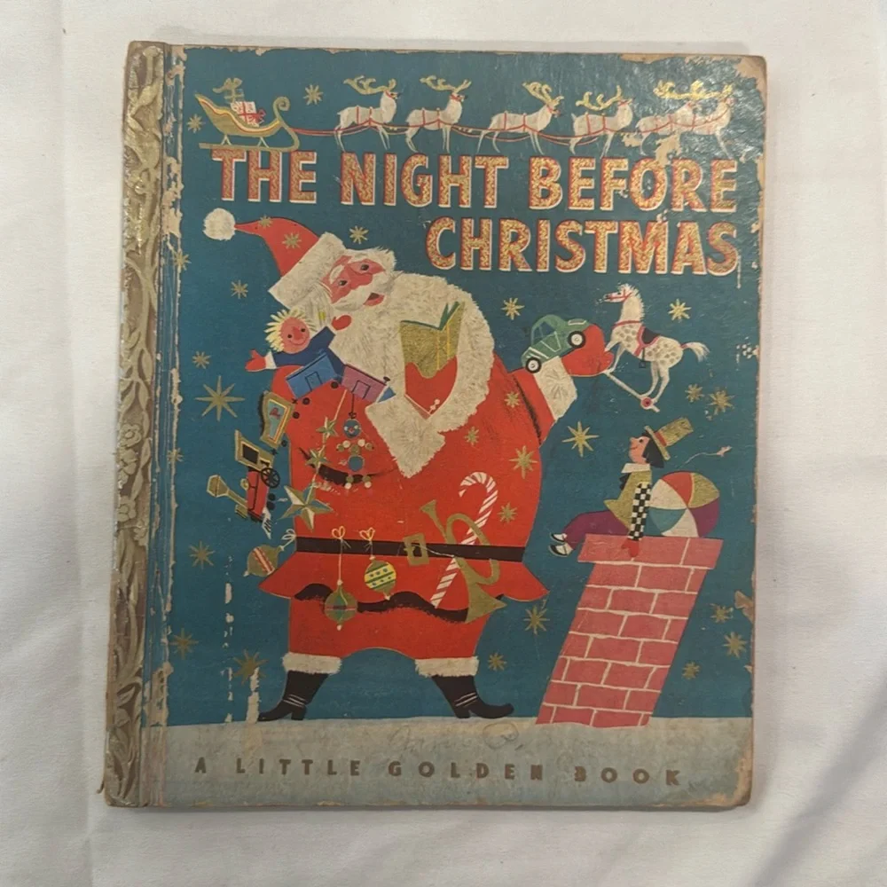 Vintage 1940s Christmas Story Book, The Night Before Christmas - 1949 - Picture 1 of 5